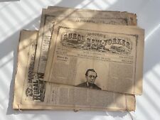 PRE-1900 MOORE'S RURAL NEW-YORKER NEWSPAPERS - Lot of 14 picture