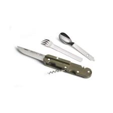 TB Outdoor 11060056 5-Function Green Handle French Army Pocket Knife picture