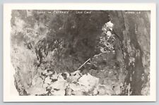 RPPC Bend Oregon Lava River Cave Entrance c1940 Real Photo Postcard picture