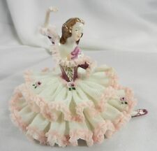 Vintage Dresden Karl-Heinz Klette Porcelain Lace Figurine Ballerina v2 Germany picture