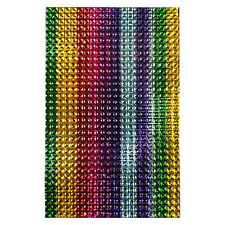 Rainbow Rhinestones Sticker Sheet, 6-Inch picture
