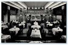 c1950's Class Dining Saloon Empress of Scotland Vintage RPPC Photo Postcard picture