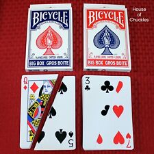 Jumbo Banana Split Playing Card Deck - Magic Trick - Bicycle Big Box - Comedy picture