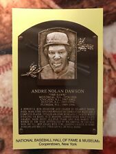 Andre Dawson Postcard - Baseball Hall of Fame Induction Plaque - Photo - Expos picture