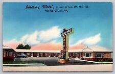 Postcard Gateway Motel Princeton West Virginia VA picture