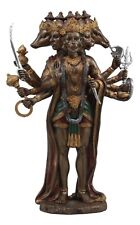 Panchamukhi Anjaneya Five Faced Hanuman Monkey Hindu God Warrior Figurine. picture
