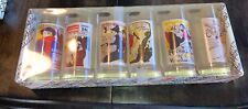 VINTAGE FRENCH CABARET HIGHBALL GLASSES SAIVO FIRENZE MADE IN ITALY FULL SET (6) picture
