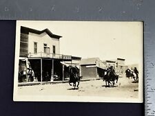 Cowboys Shooting Up The Town Butch Cassidy Era Vintage Photo Postcard RPPC picture