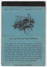 The Battle of San Jacinto  FS 40S Empty Matchcover picture