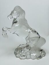 Fine German Lenox Vintage Crystal  Stallion Figurine  7 1/2