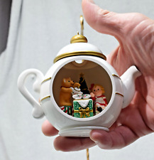 Hallmark Keepsake Christmas Ornament In Box Teapot Party Magic Light 1997 picture