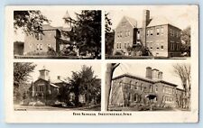 Independence Iowa IA Postcard RPPC Photo Four Schools Buildings Multiview c1940s picture