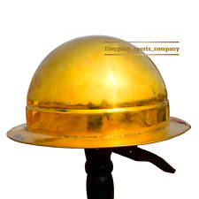 Pilos Greek Italian Reenactment Helmet 16g Brass - Historical IMM-HLMT-005 picture