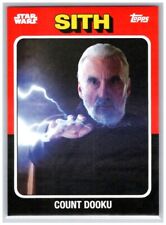 #39 Count Dooku 2024 Topps Throwback Thursday Single Design 1975 Topps Baseball picture