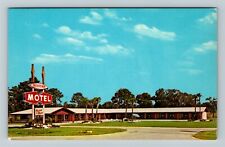 Ocala FL-Florida, Western Motel, Pool, Antique Vintage Souvenir Postcard picture