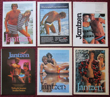 Lot of 6 Diff JANTZEN Swimsuit Print Ads ~ Men & Women's Fashion Beach Swimwear picture