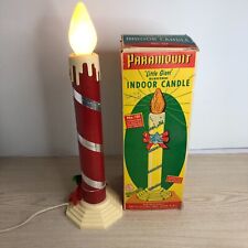 Vintage Paramount LITTLE GIANT Electric Indoor CANDLE Christmas Light w Orig Box picture