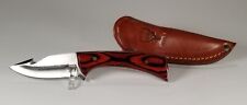 Muela Colibri Fixed Knife  Steel Guthook Blade Redwood Handle  picture