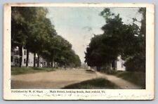 1910 Main Street Looking South Bakersfield VT Postcard picture