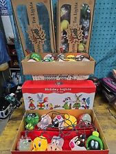 3 Sets Vintage Looney Tunes 10 Light Set Bugs Tweety Taz Sylvester Green Martian picture