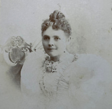 Victorian Antique Cabinet Card Photo of a Woman picture