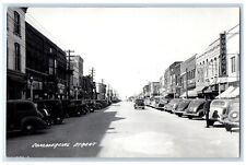 Lebanon Missouri RPPC Photo Postcard Commercial Street Classic Cars 1940 Vintage picture