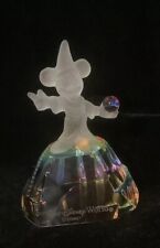Mickey Mouse Wizard Sorcerer Crystal Frosted Figurine Walt Disney picture