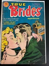 TRUE BRIDES’ EXPERIENCES #9 Harvey 1954 10cent Golden Age Vintage Romance Comic picture
