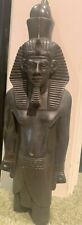 Egyptian Authentic 100% 12” Resin SandStone Pharaoh Statue 3 Pounds  BC Kemet picture