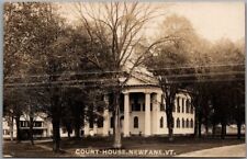 c1910s NEWFANE, Vermont RPPC Photo Postcard WINDHAM COUNTY COURT HOUSE Unused picture