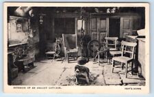 Interior of an Orkney Cottage SCOTLAND UK Postcard picture
