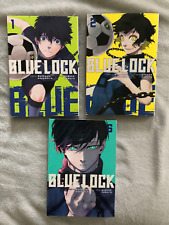 LOT OF 3 BLUE LOCK GRAPHIC COMIC BOOKS #1,2+6 by Muneyuki Kaneshiro picture