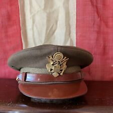 WWII AAF Crusher Cap of General Ira Eaker Museum Piece Named B-17 Masters of Air picture