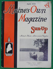 Original April 1929 Sun-Up Maine’s Own Magazine picture