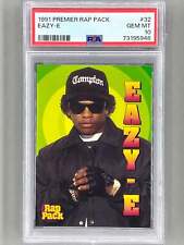 1991 Premier Rap Pack #32 Eazy-E PSA 10 Pop 56 (Music) picture