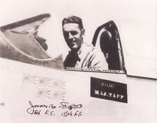 JAMES TAPP SIGNED AUTOGRAPHED 8x10 PHOTO AIR FORCE FIGHTER ACE USAF BECKETT BAS picture