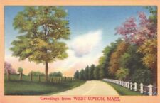  Postcard Greetings From West Upton MA picture