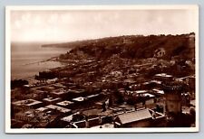 c1937 RPPC Panorama di Napoli Dalla Villa Italian VINTAGE Postcard picture