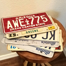 Used & Real License Plates. picture