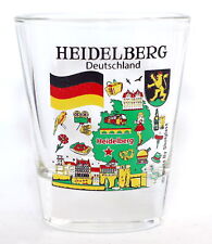 HEIDELBERG GERMANY GREAT GERMAN CITIES COLLECTION SHOT GLASS SHOTGLASS picture