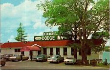 Vintage Postcard, Dodge Inn, North Edgecomb, Maine ME Circa 1960's Old Cars picture