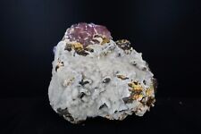 Purple Fluorite, Pyrrhotite, Chalcopyrite / 11cm Mineral Specimen / From China picture