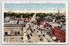 c1915~Akron Ohio OH~East Market Street~Hotel Portage View~Vintage Postcard picture