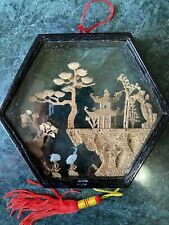 Vintage Miniature Detailed Handmade Glass Diorama Shadowbox Peoples Republic #2 picture