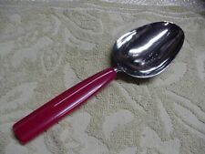 vintage 1/4 cup scoop/spoon kitchen utensil ANDROCK red bakelite handle EXC COND picture