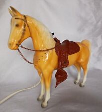 Vintage Breyer Glossy Palomino Western Horse Nightlight 1950s picture