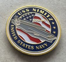 US NAVY - USS NIMITZ CVN-68 Challenge Coin picture