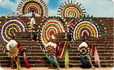 Quetzal Dance, State of Puebla, Mexico, Mesoamerican cultures, Postcard picture