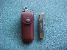 SCHRADE 7OT OLD TIMER Made in USA Lockback Pocket Inife with Modified Sheath picture