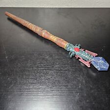 Great Wolf Lodge MagiQuest Wand w/ Dark Gem Sapphire Topper Ice Blue Dragon picture